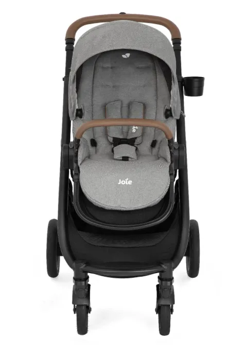 Carrinho Versatrax E Cinza Pebble — Joie, Travel System