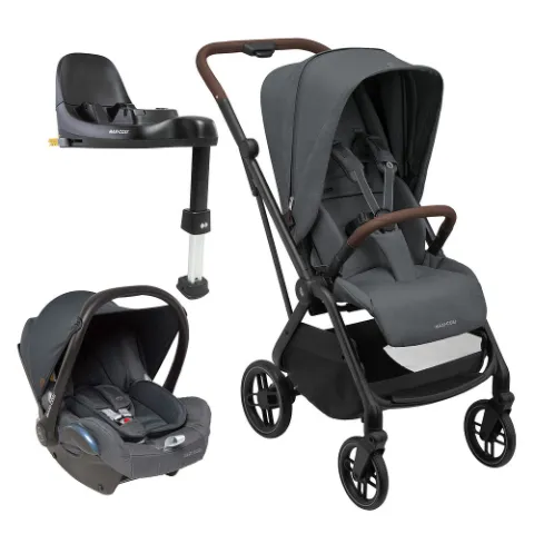 Travel System Leona² Trio Cabriofix Twillic Graphite — Maxi-Cosi, Travel System